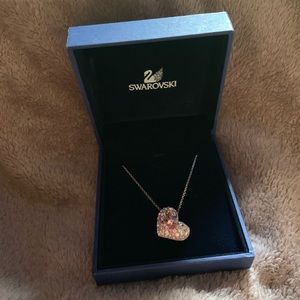 Genuine Swarovski Crystal Heart Necklace
